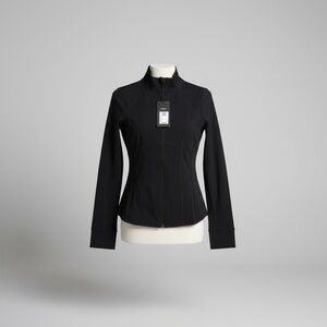 Fabletics Perfect Storm Train Jacket Black Full Zip Athletic Track Jacket M NWT